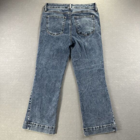 Kut From The Kloth Women’s Jeans 8 Kelsey High Rise Ankle Flare Medium Wash - Picture 2 of 15